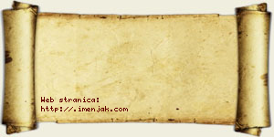 Jelena Janković vizit kartica